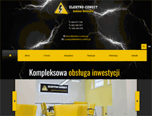 Tablet Screenshot of elektro-conect.pl